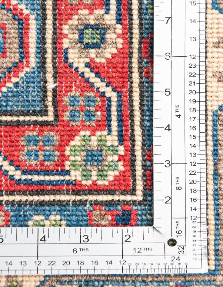 Detail image of  6' 9 x 9' 6  Hand Knotted Kazak Rug