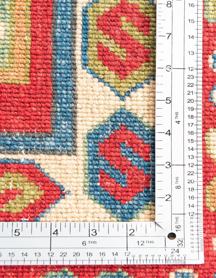 Detail image of  6' 2 x 9' 6  Hand Knotted Kazak Rug