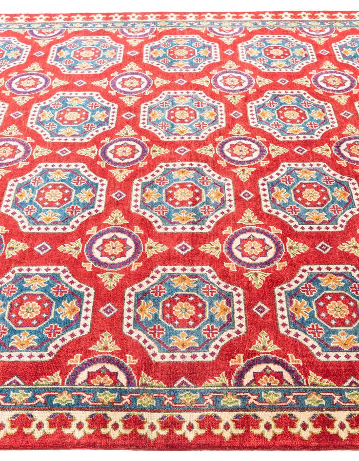 Detail image of  6' 8 x 9' 9  Hand Knotted Kazak Rug