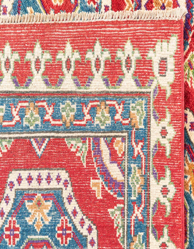 Detail image of  6' 8 x 9' 9  Hand Knotted Kazak Rug
