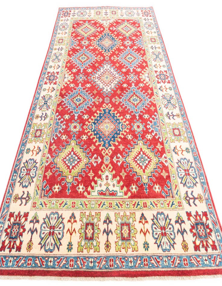 Detail image of  6' 7 x 10'  Hand Knotted Kazak Rug