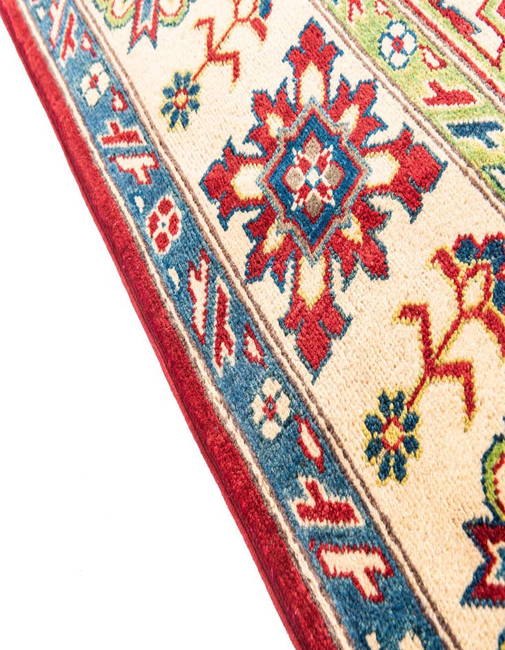 Detail image of  6' 7 x 10'  Hand Knotted Kazak Rug