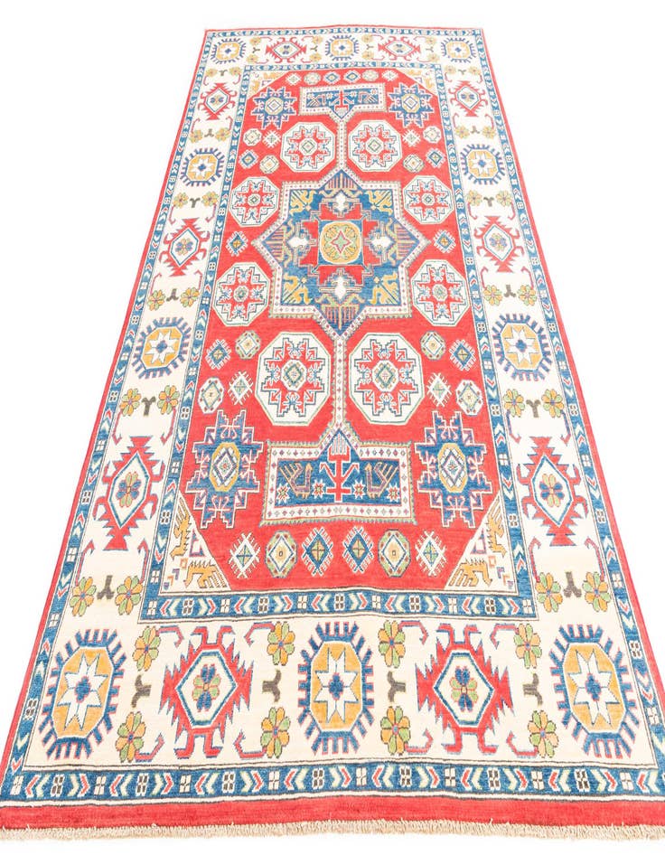 Detail image of  5' 10 x 9' 5  Hand Knotted Kazak Rug