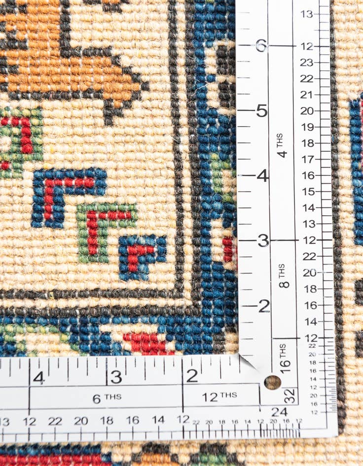 Detail image of  5' 10 x 9' 5  Hand Knotted Kazak Rug