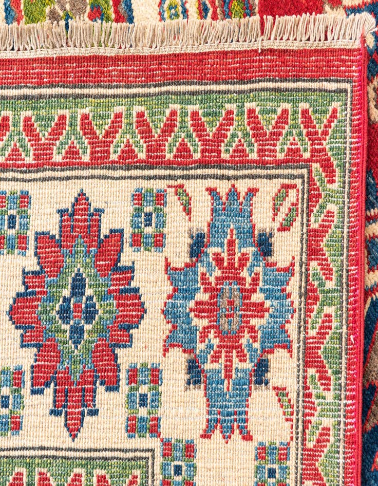 Detail image of 6' x 9' Hand Knotted Kazak Rug