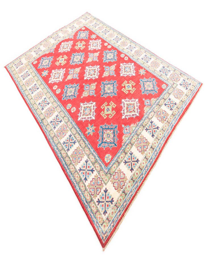 Detail image of  6' 5 x 9' 5  Hand Knotted Kazak Rug