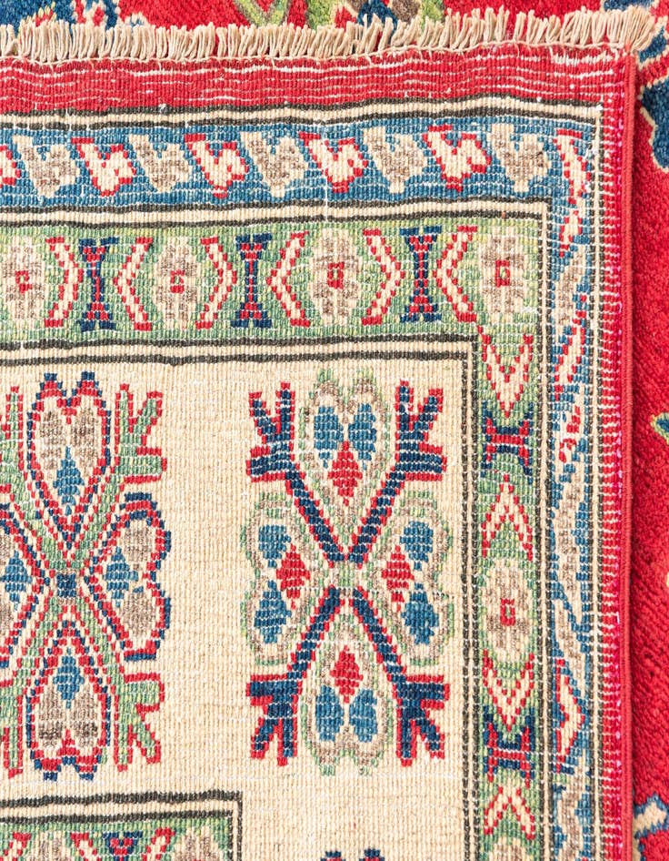 Detail image of  6' 5 x 9' 5  Hand Knotted Kazak Rug