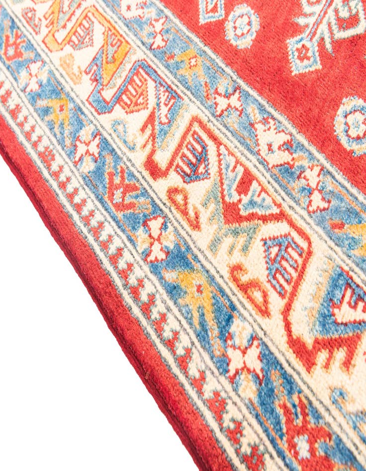 Detail image of  6' x 9' 4  Hand Knotted Kazak Rug