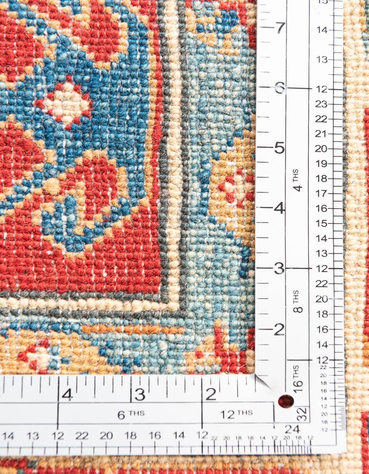 Detail image of  6' x 9' 4  Hand Knotted Kazak Rug