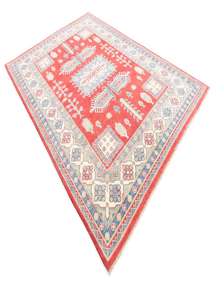 Detail image of  6' 8 x 9' 9  Hand Knotted Kazak Rug