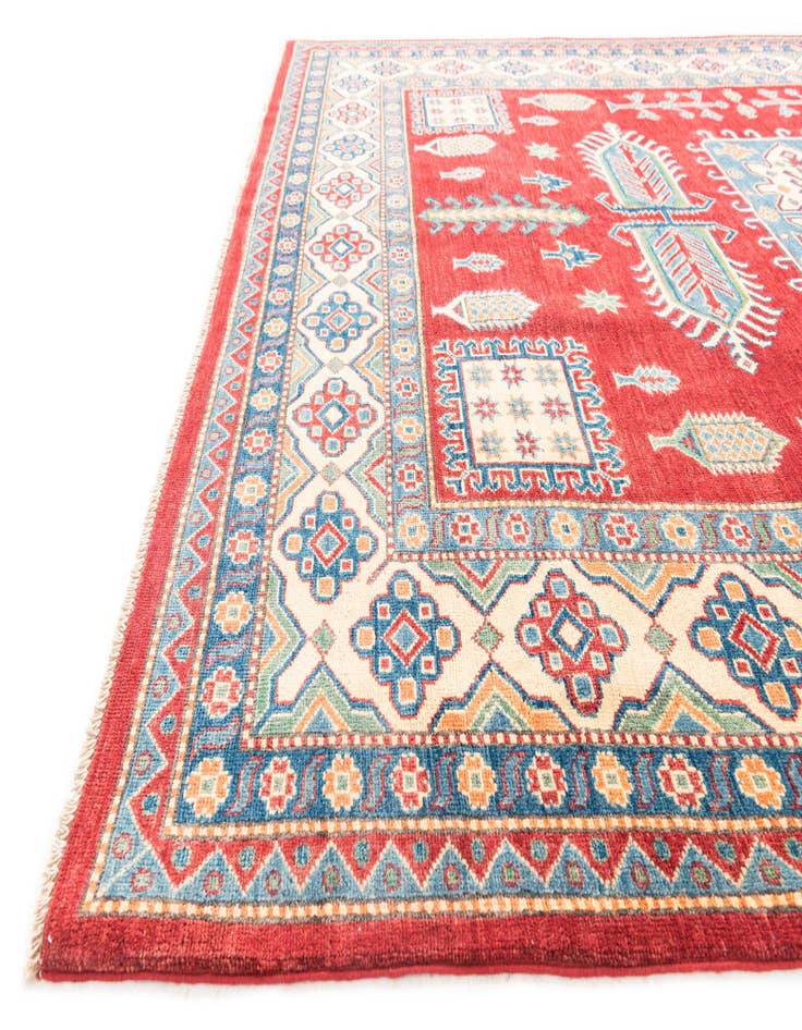 Detail image of  6' 8 x 9' 9  Hand Knotted Kazak Rug