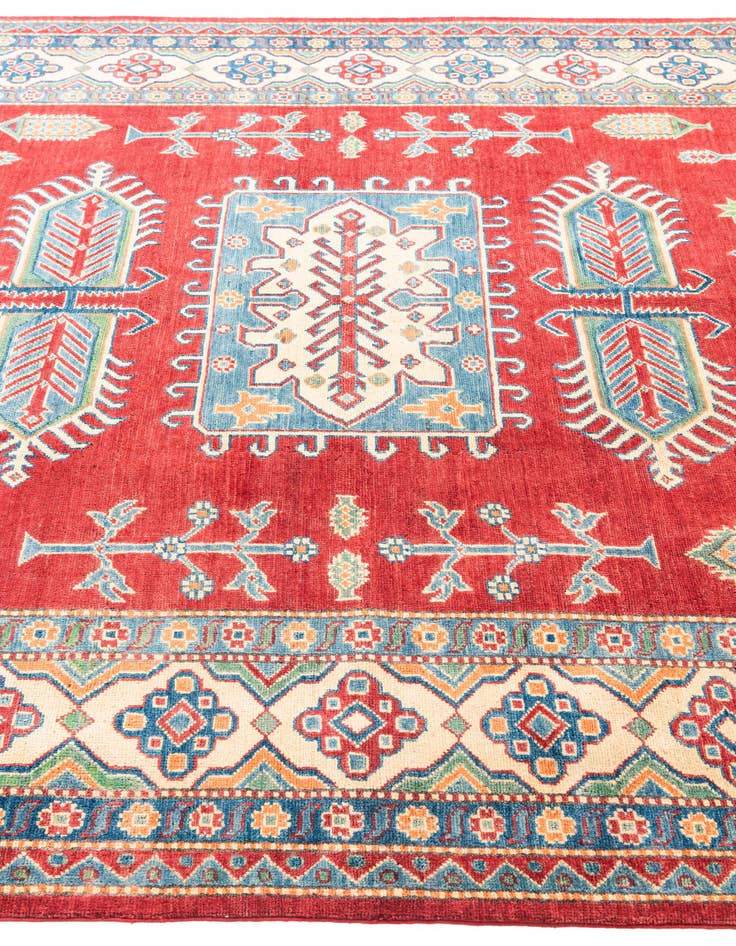 Detail image of  6' 8 x 9' 9  Hand Knotted Kazak Rug