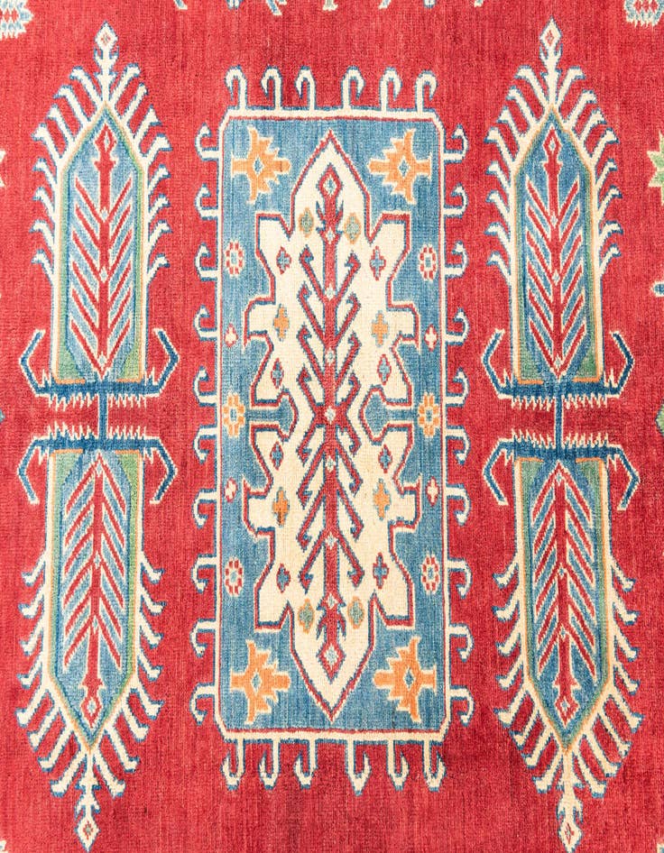 Detail image of  6' 8 x 9' 9  Hand Knotted Kazak Rug
