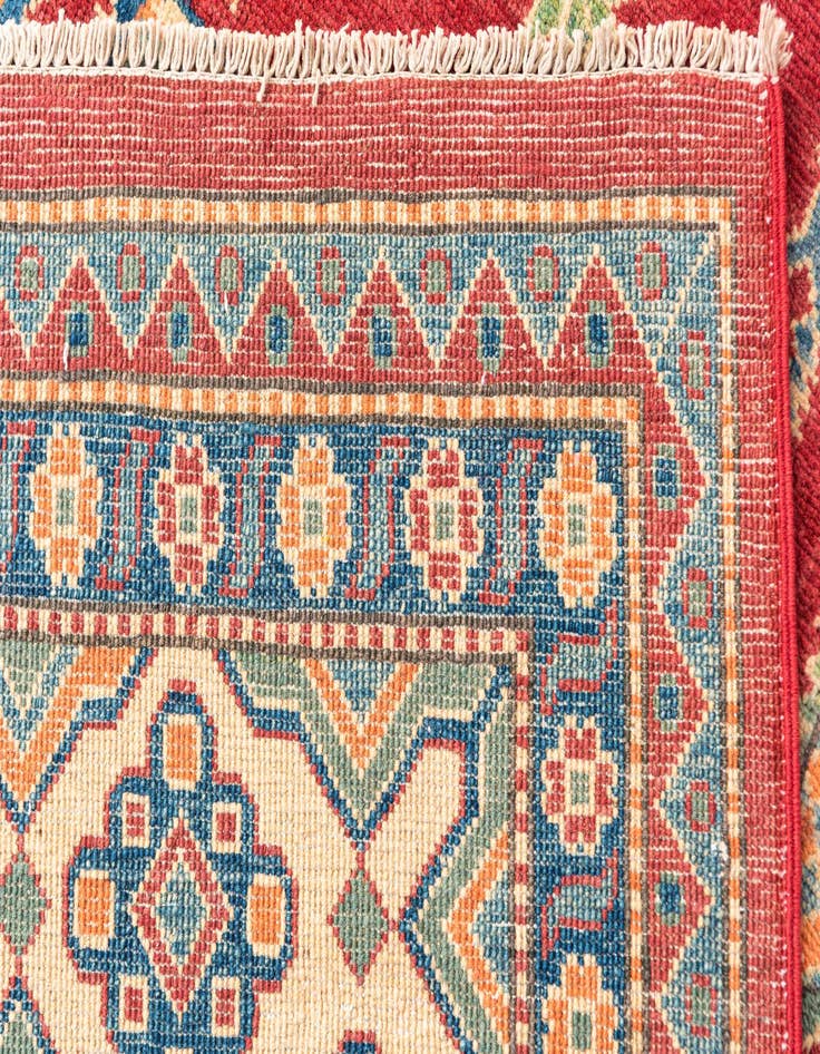 Detail image of  6' 8 x 9' 9  Hand Knotted Kazak Rug
