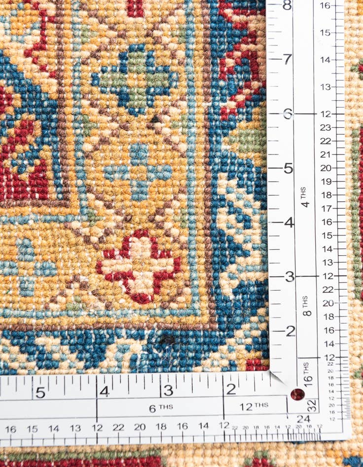 Detail image of  6' x 8' 10  Hand Knotted Kazak Rug