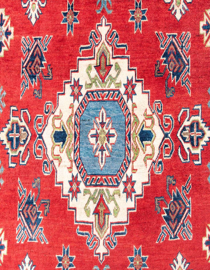 Detail image of  6' 8 x 10'  Hand Knotted Kazak Rug