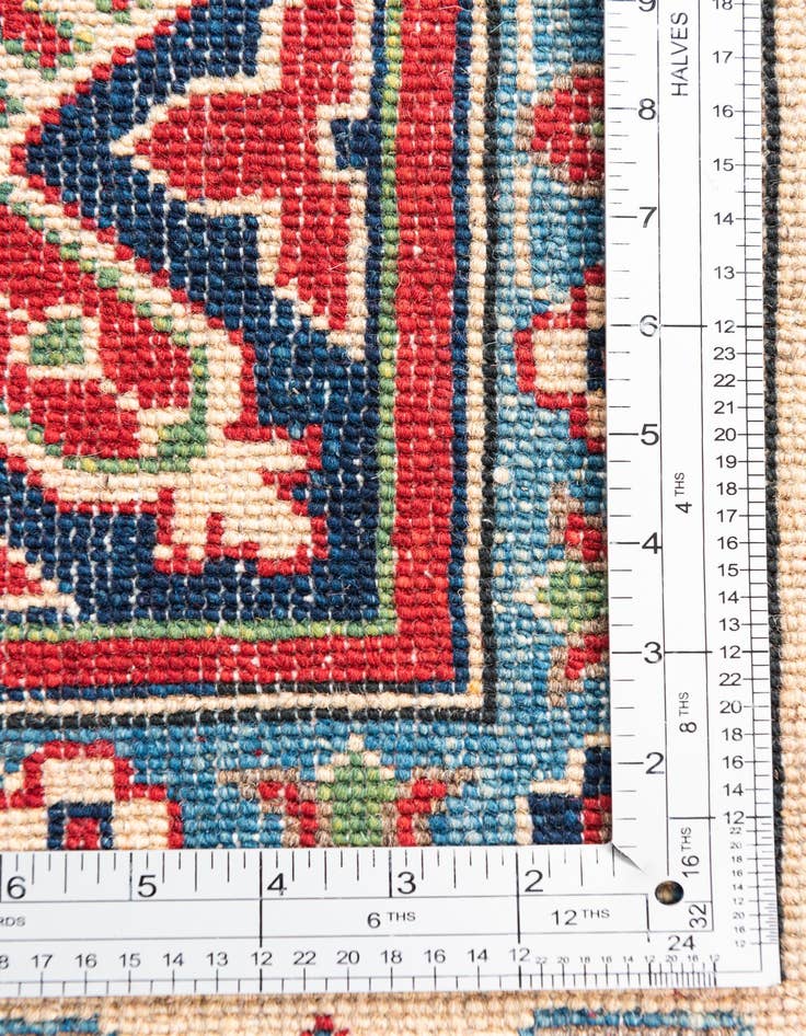 Detail image of  6' 8 x 10'  Hand Knotted Kazak Rug