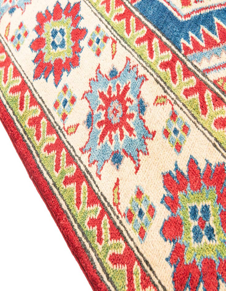 Detail image of  6' x 9' 2  Hand Knotted Kazak Rug