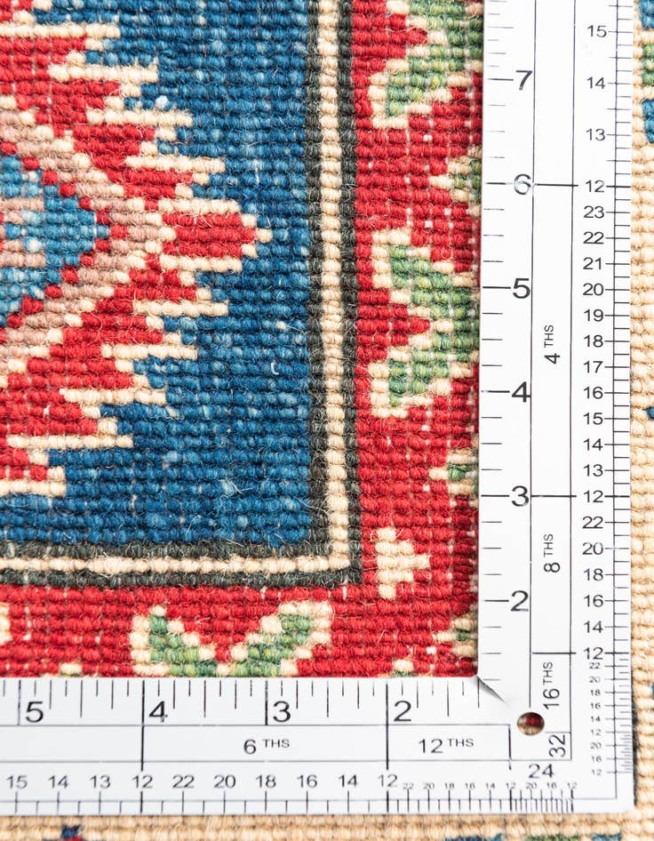 Detail image of  6' x 9' 2  Hand Knotted Kazak Rug