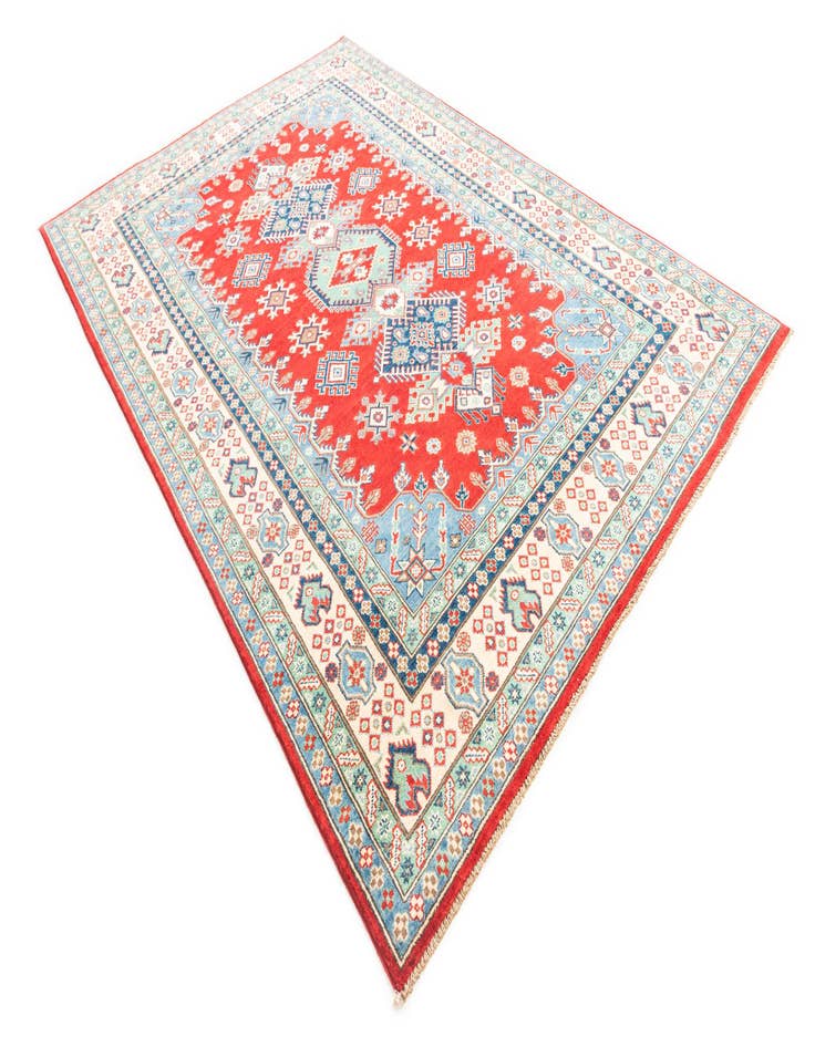 Detail image of  6' 6 x 9' 7  Hand Knotted Kazak Rug