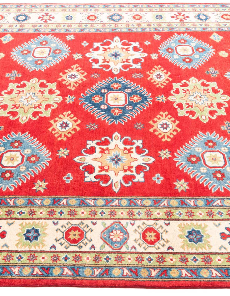 Detail image of  6' 9 x 9' 5  Hand Knotted Kazak Rug