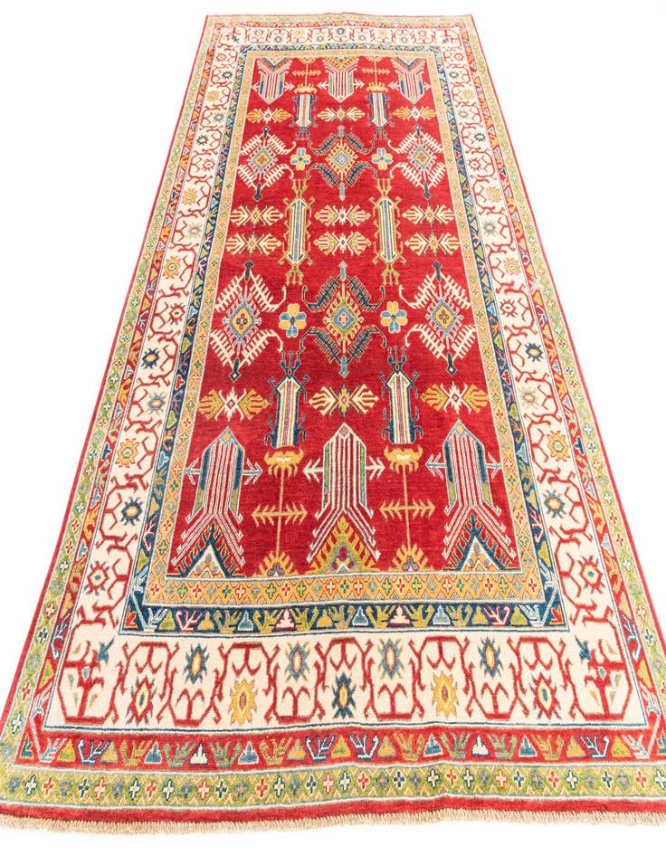 Detail image of  6' 5 x 9' 8  Hand Knotted Kazak Rug