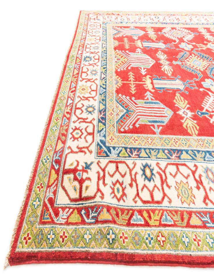 Detail image of  6' 5 x 9' 8  Hand Knotted Kazak Rug