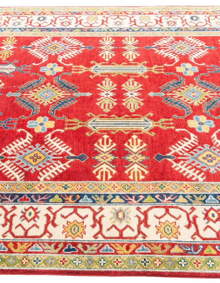 Detail image of  6' 5 x 9' 8  Hand Knotted Kazak Rug