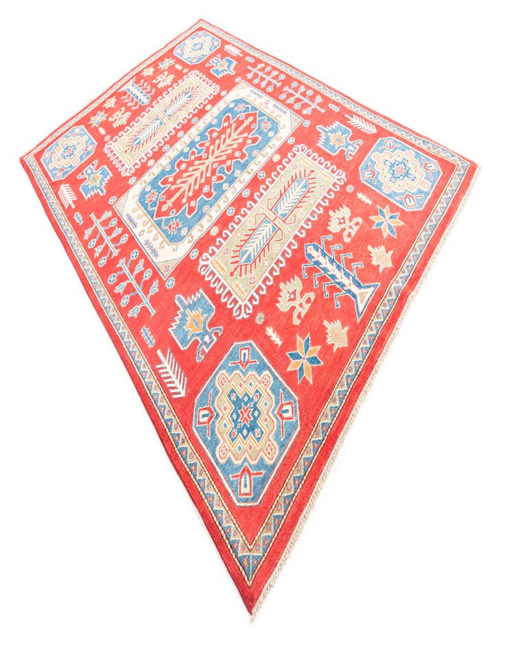 Detail image of  6' 8 x 9' 10  Hand Knotted Kazak Rug