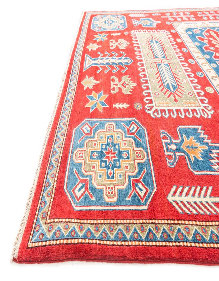 Detail image of  6' 8 x 9' 10  Hand Knotted Kazak Rug