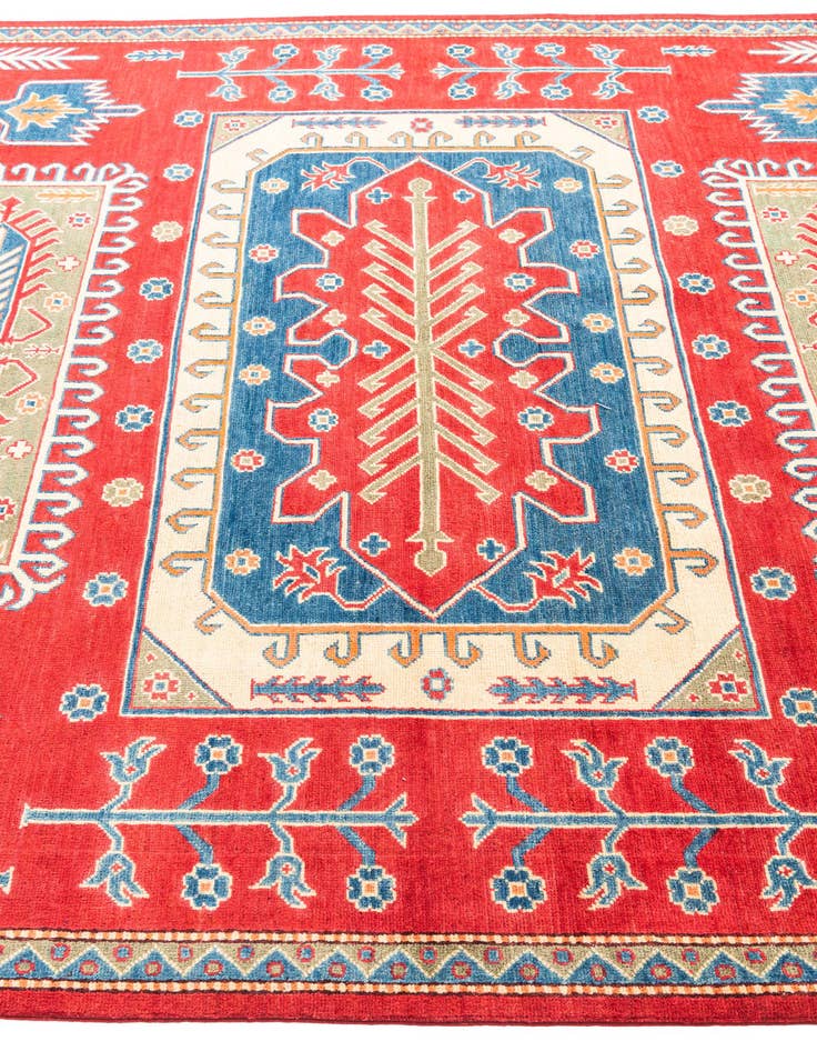 Detail image of  6' 8 x 9' 10  Hand Knotted Kazak Rug