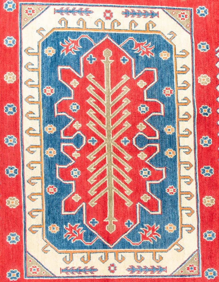 Detail image of  6' 8 x 9' 10  Hand Knotted Kazak Rug
