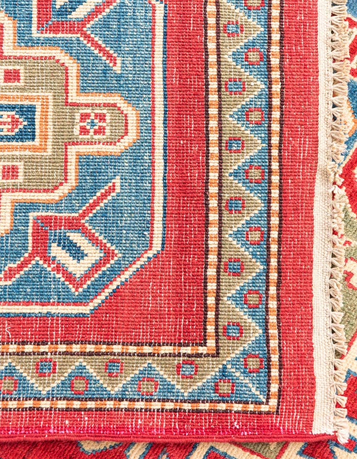 Detail image of  6' 8 x 9' 10  Hand Knotted Kazak Rug