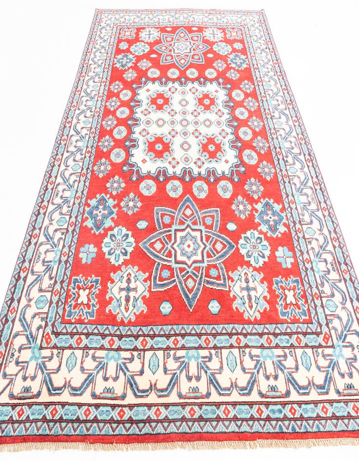 Detail image of  6' 10 x 9' 9  Hand Knotted Kazak Rug