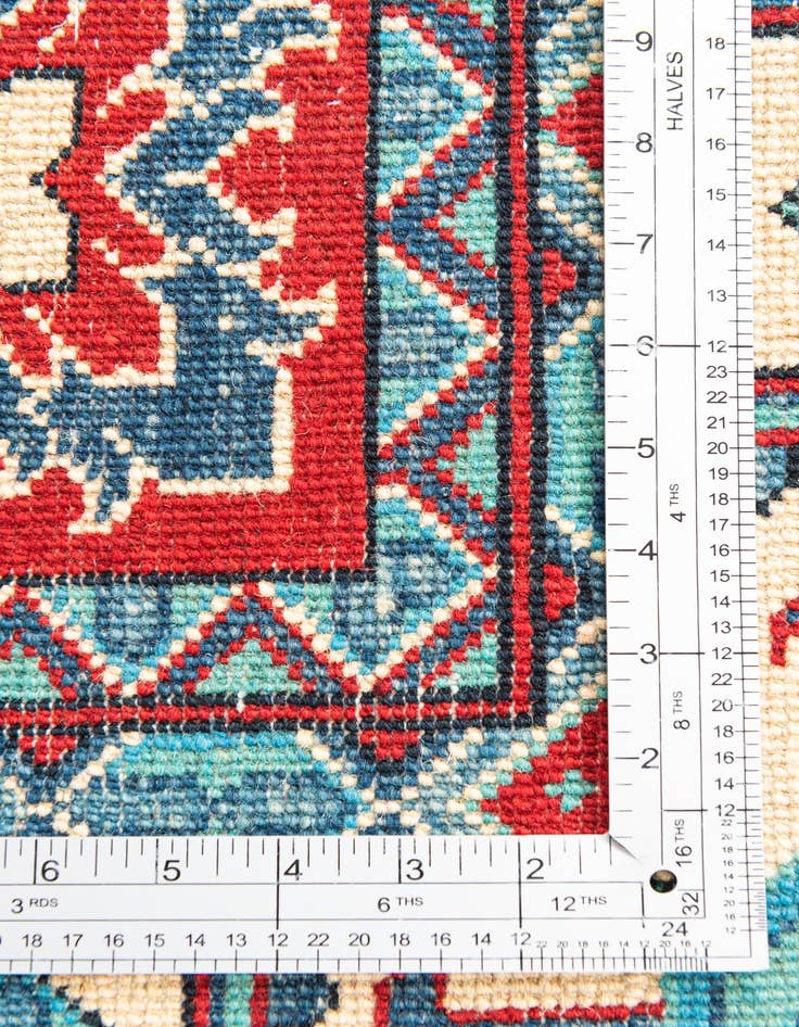 Detail image of  6' 10 x 9' 9  Hand Knotted Kazak Rug