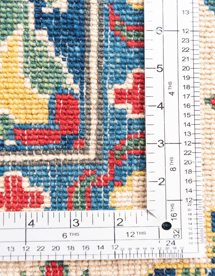 Detail image of  5' 10 x 9' 2  Hand Knotted Kazak Rug