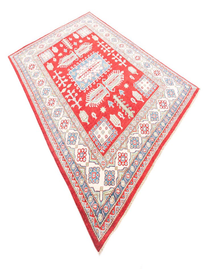 Detail image of  6' 6 x 9' 8  Hand Knotted Kazak Rug