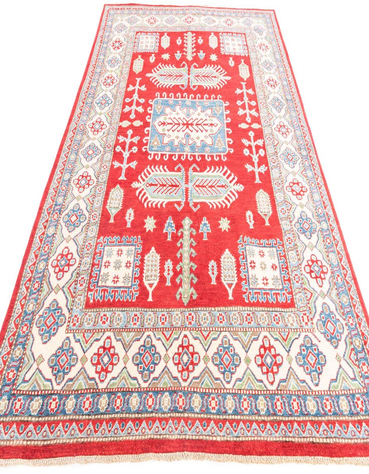 Detail image of  6' 6 x 9' 8  Hand Knotted Kazak Rug