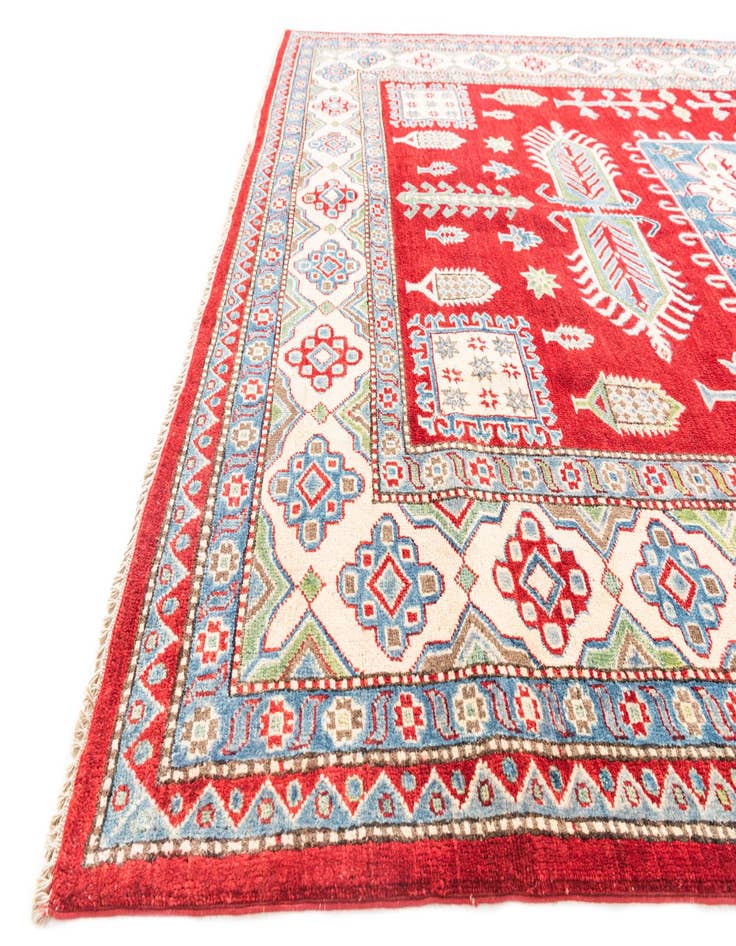 Detail image of  6' 6 x 9' 8  Hand Knotted Kazak Rug
