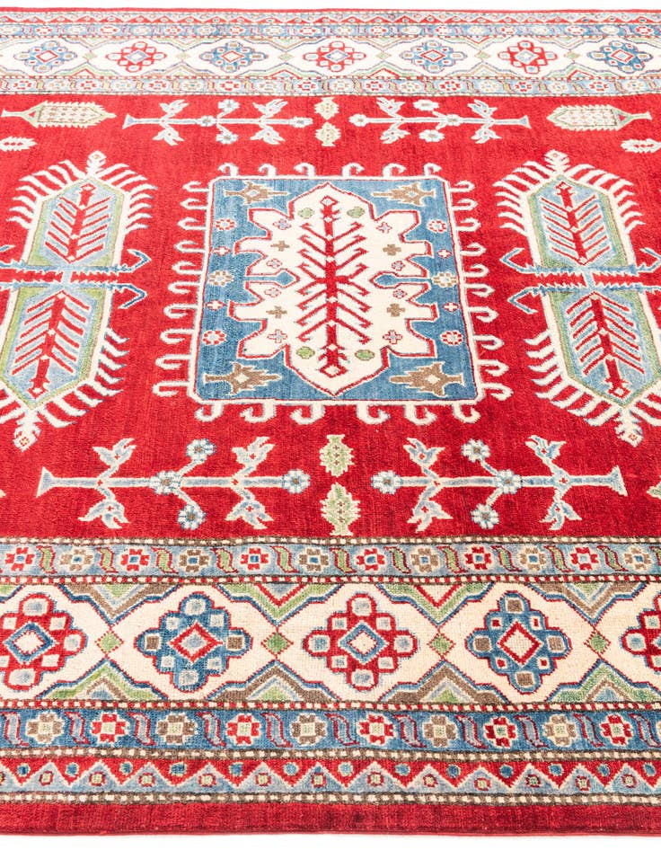 Detail image of  6' 6 x 9' 8  Hand Knotted Kazak Rug