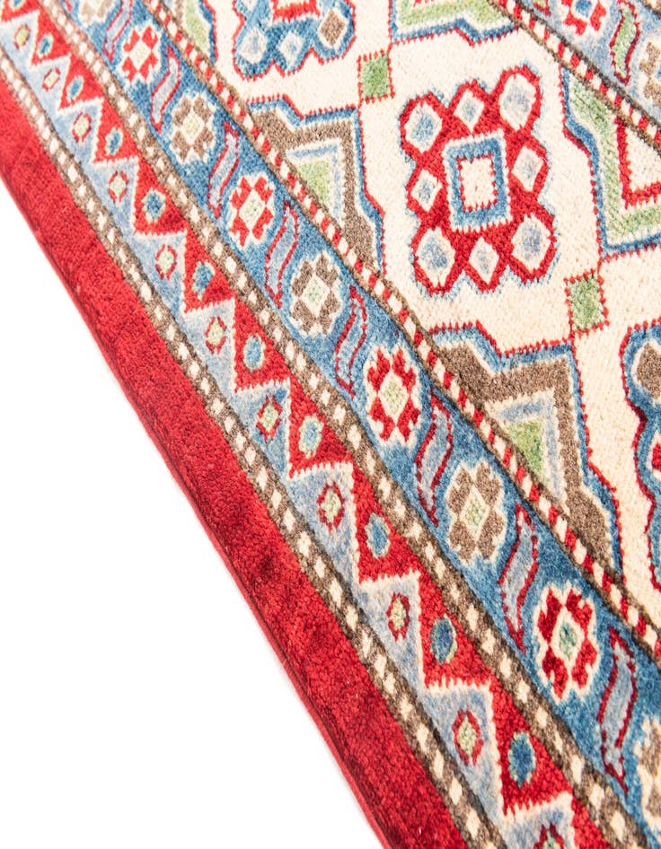 Detail image of  6' 6 x 9' 8  Hand Knotted Kazak Rug