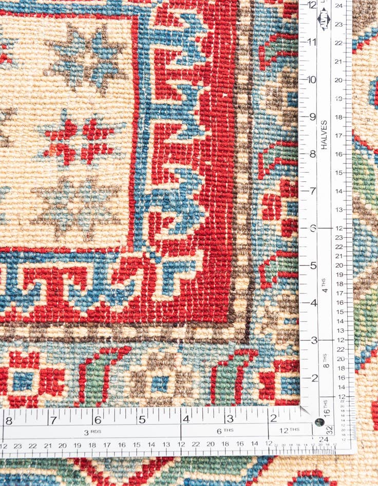 Detail image of  6' 6 x 9' 8  Hand Knotted Kazak Rug