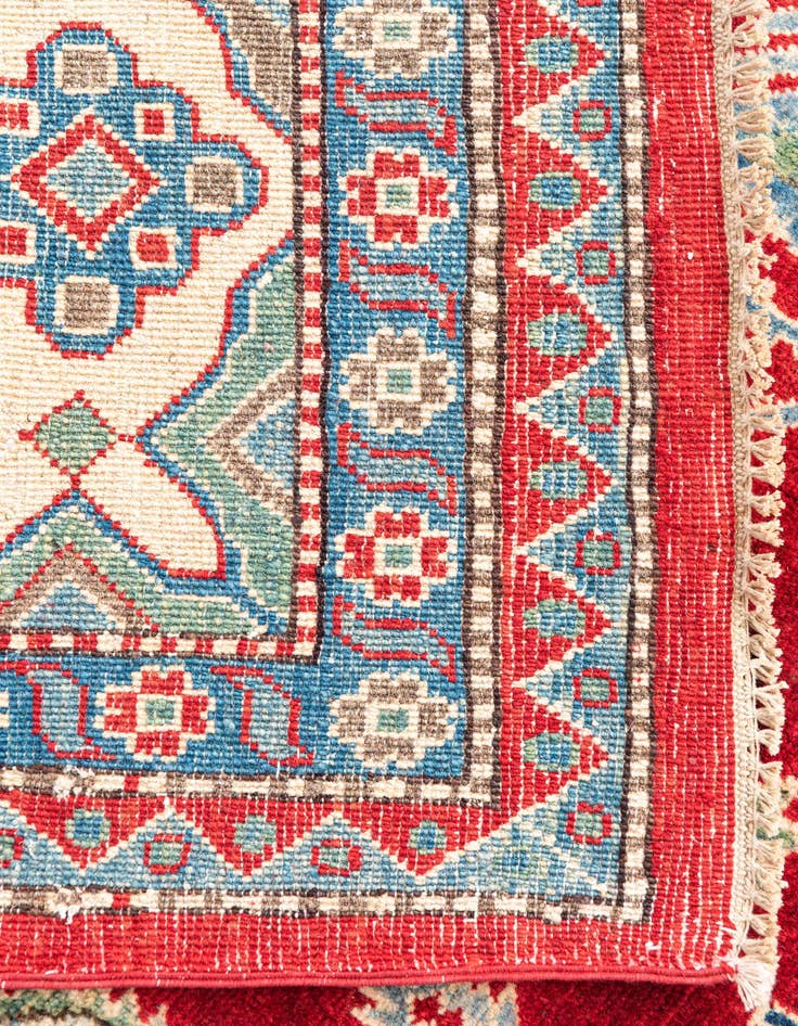 Detail image of  6' 6 x 9' 8  Hand Knotted Kazak Rug