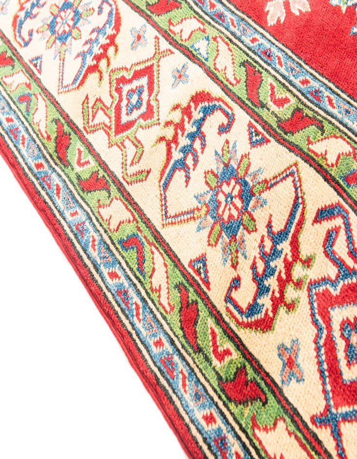 Detail image of  6' 7 x 9' 7  Hand Knotted Kazak Rug