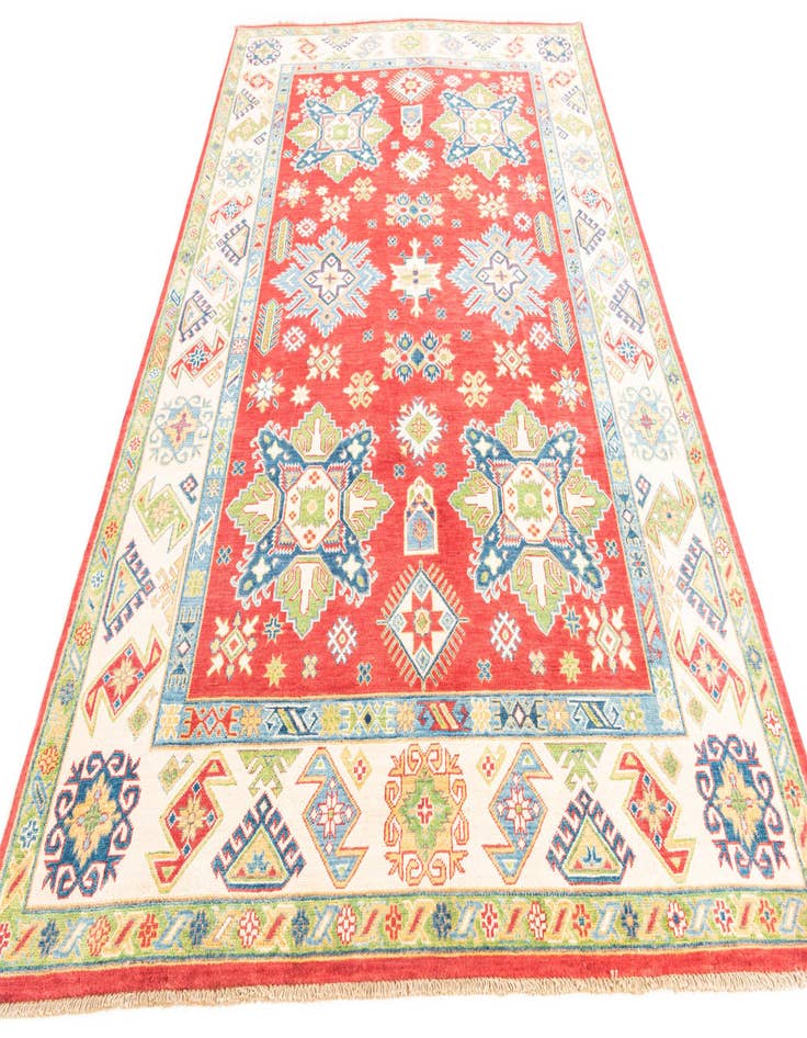 Detail image of  6' 6 x 10'  Hand Knotted Kazak Rug