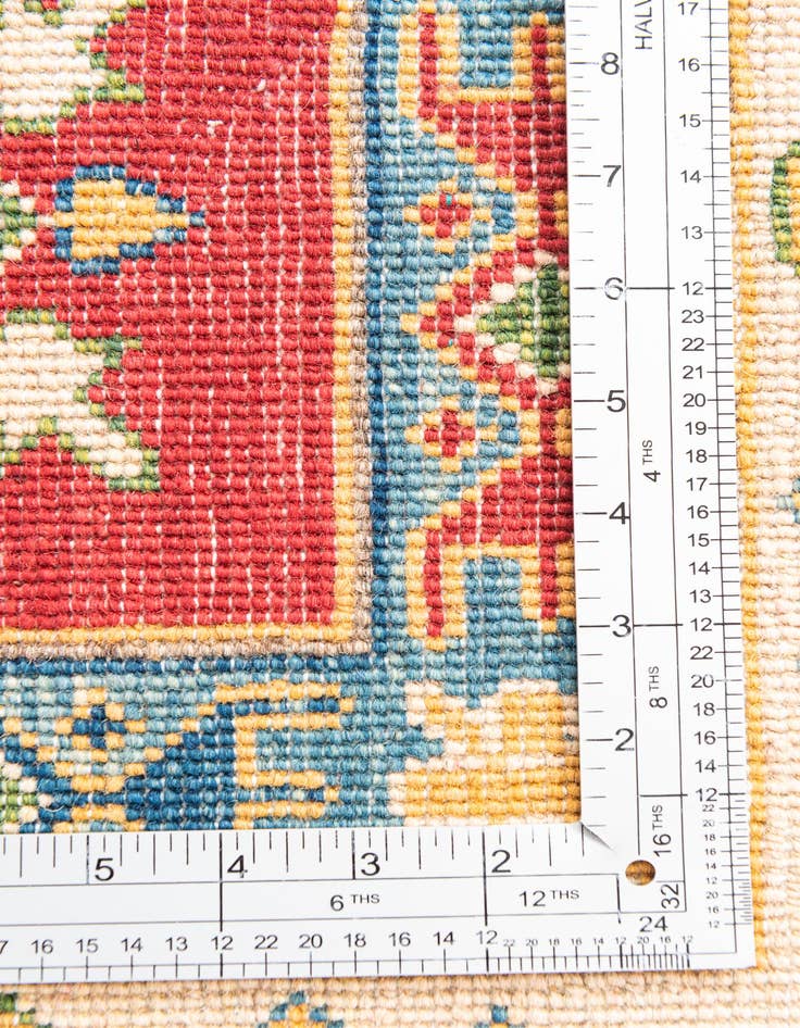 Detail image of  6' 6 x 10'  Hand Knotted Kazak Rug