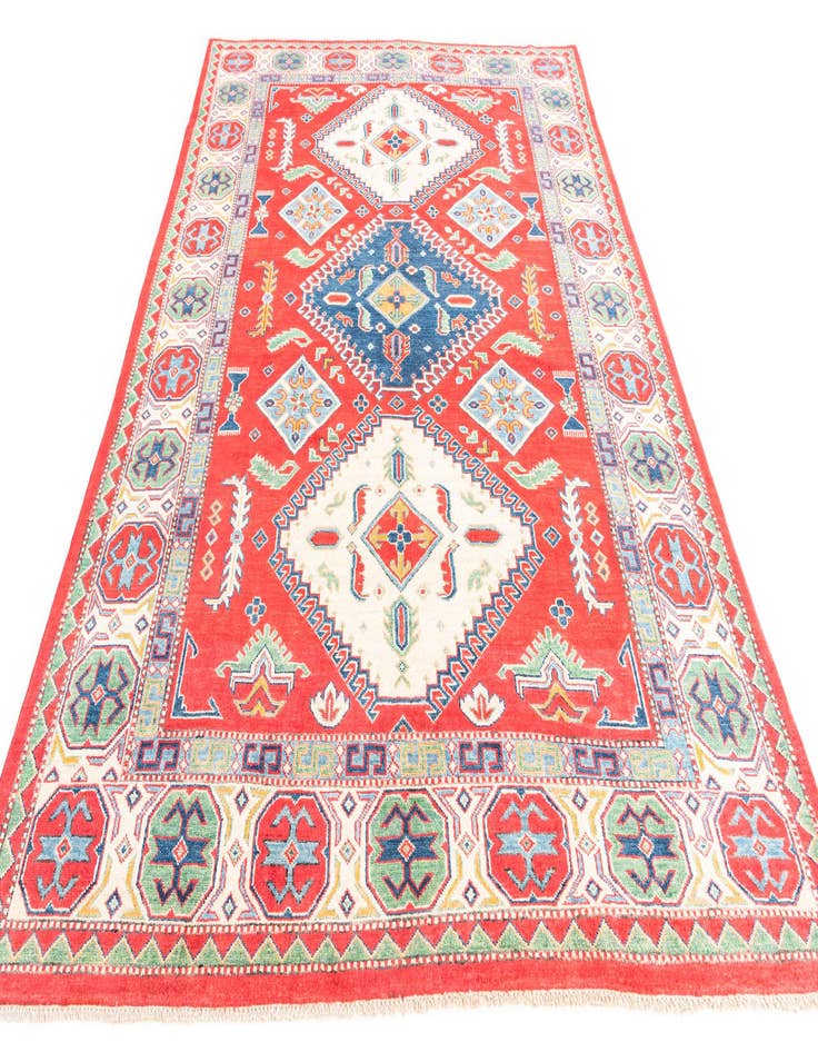 Detail image of  6' 4 x 9' 5  Hand Knotted Kazak Rug