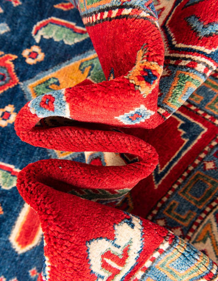 Detail image of  6' 4 x 9' 5  Hand Knotted Kazak Rug