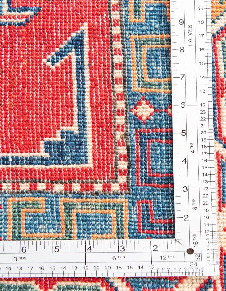 Detail image of  6' 4 x 9' 5  Hand Knotted Kazak Rug