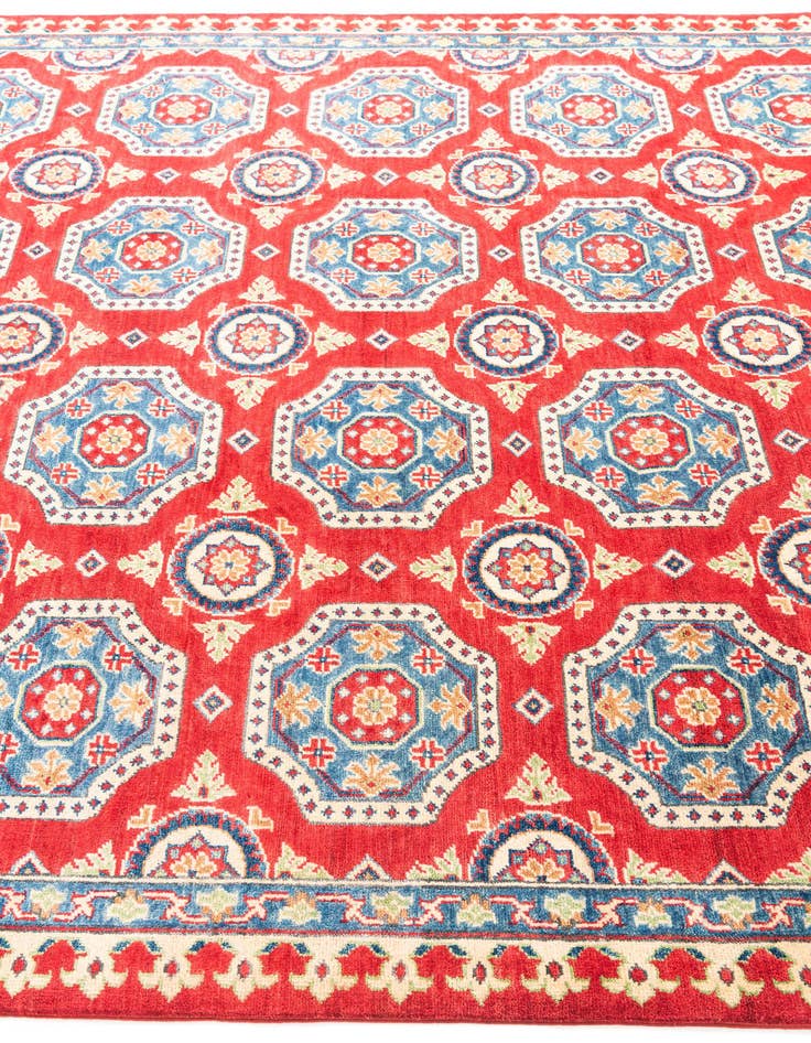 Detail image of  6' 8 x 9' 6  Hand Knotted Kazak Rug